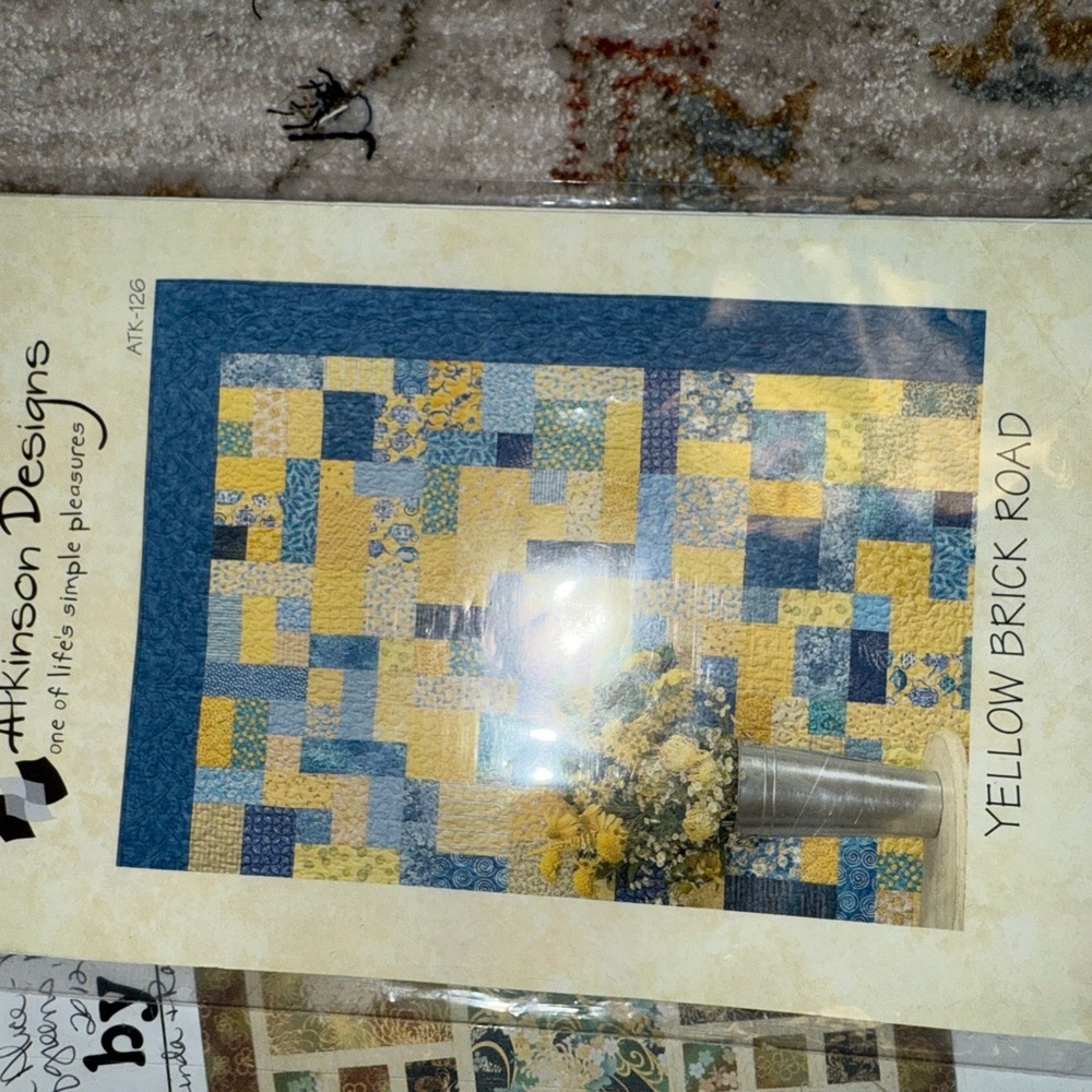 Assorted Quilt Table Runner with Earthy Tones & Blanket Designs - Picture 8 of 9